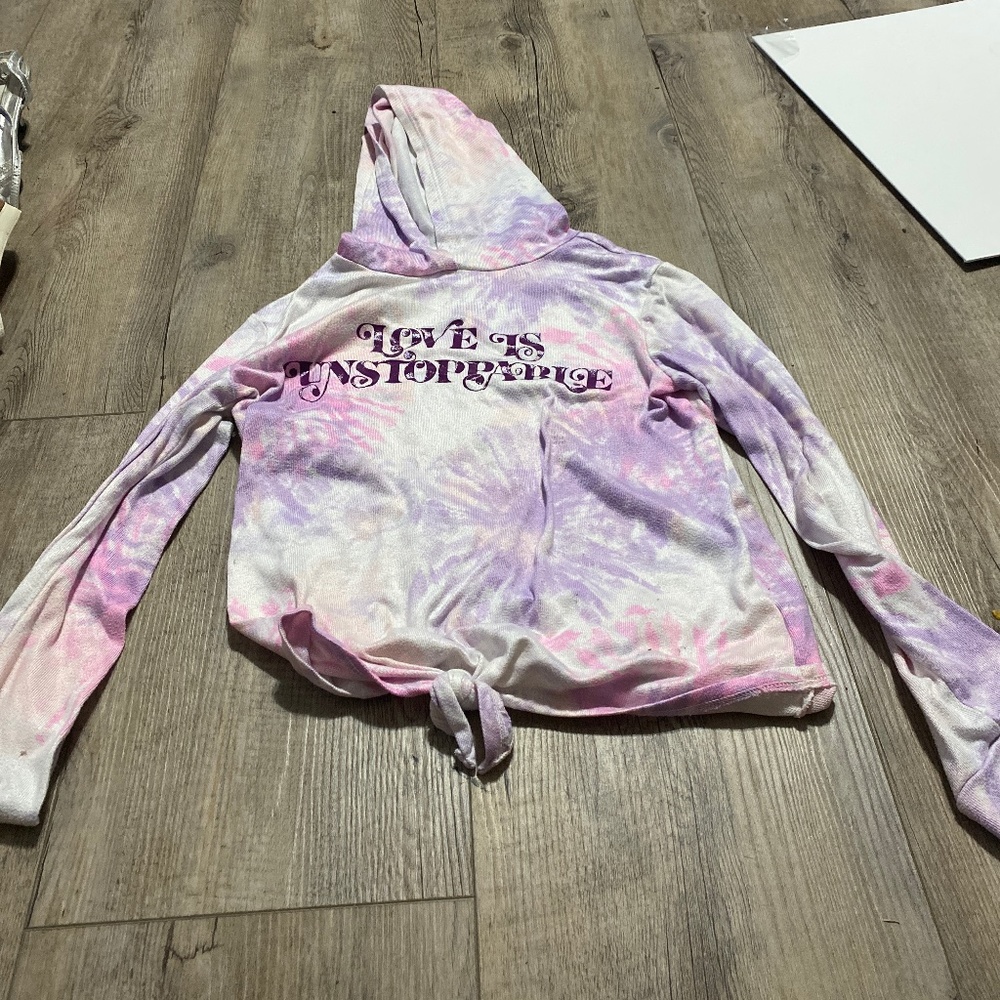 Tie die hoodie